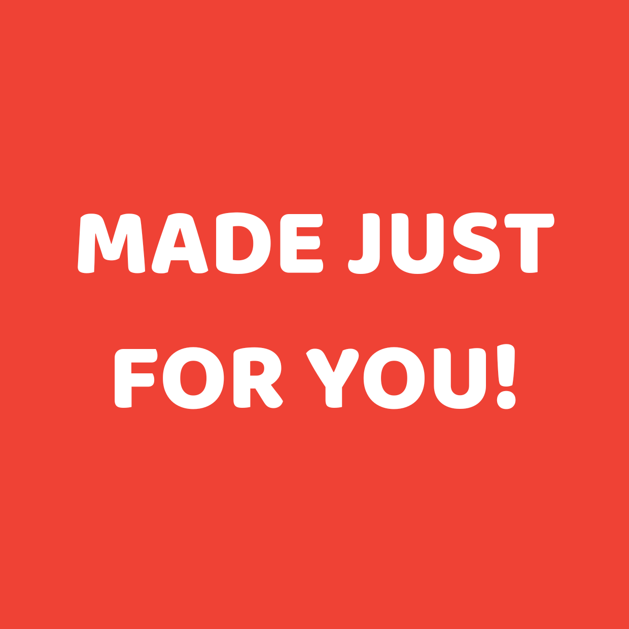 Made Just For You! postcard front — Coco Lane