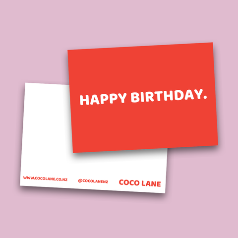 Happy Birthday Post Card