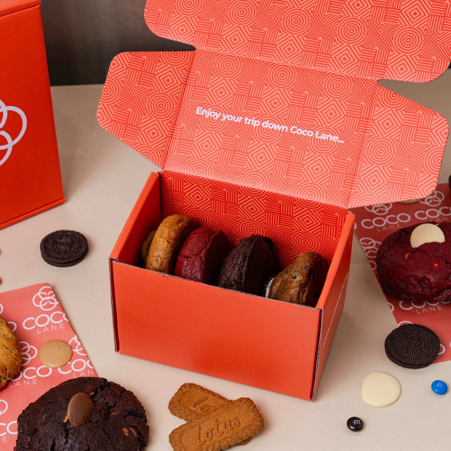 Coco Lane cookie gift box, made to be given