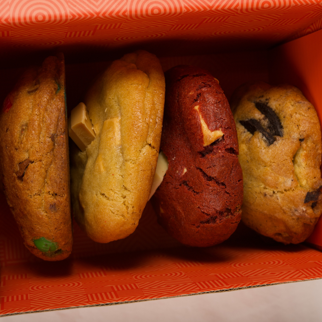 Premium Coco Lane four-cookie gift box