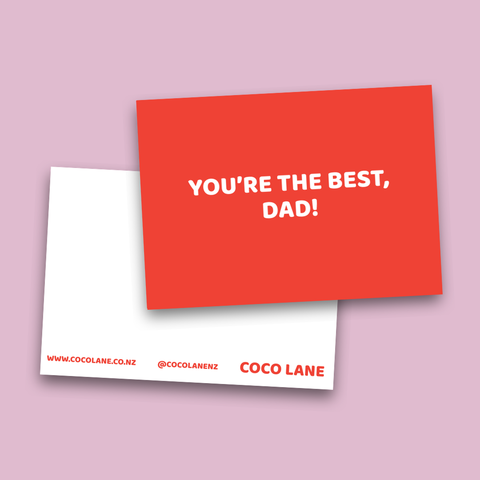You're The Best Dad Post Card
