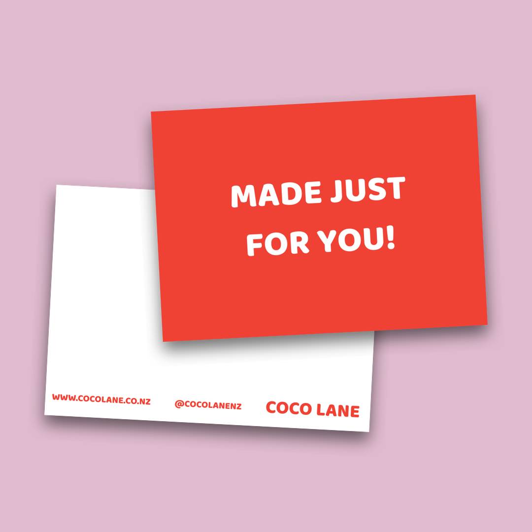 Made Just For You! postcard — Coco Lane